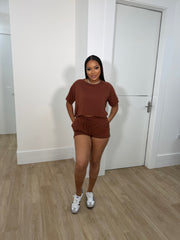 Solid 10 shorts set