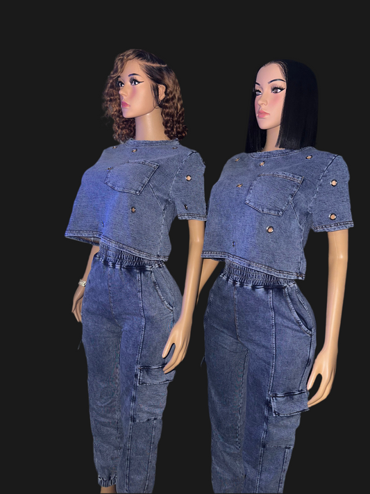 Rapper’s wife joggers set