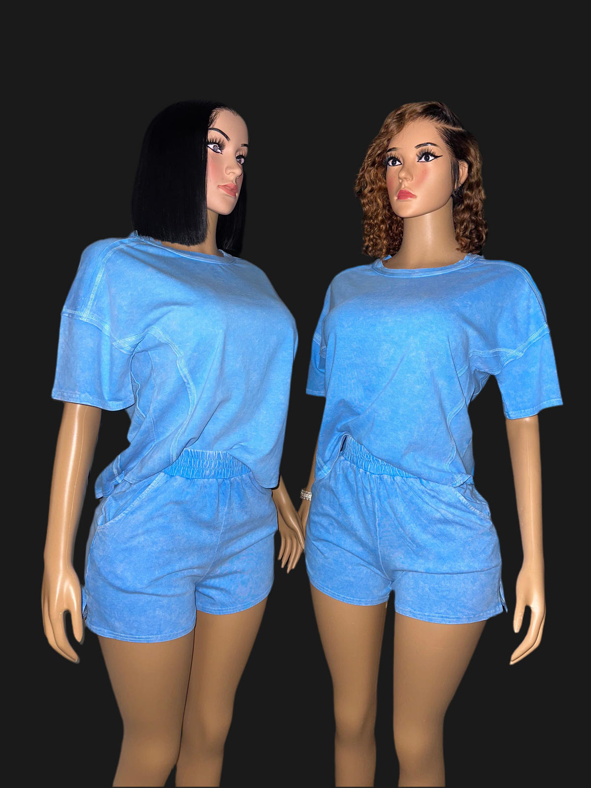 Chillin shorts set