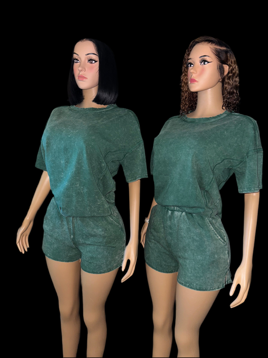 Third term shorts set