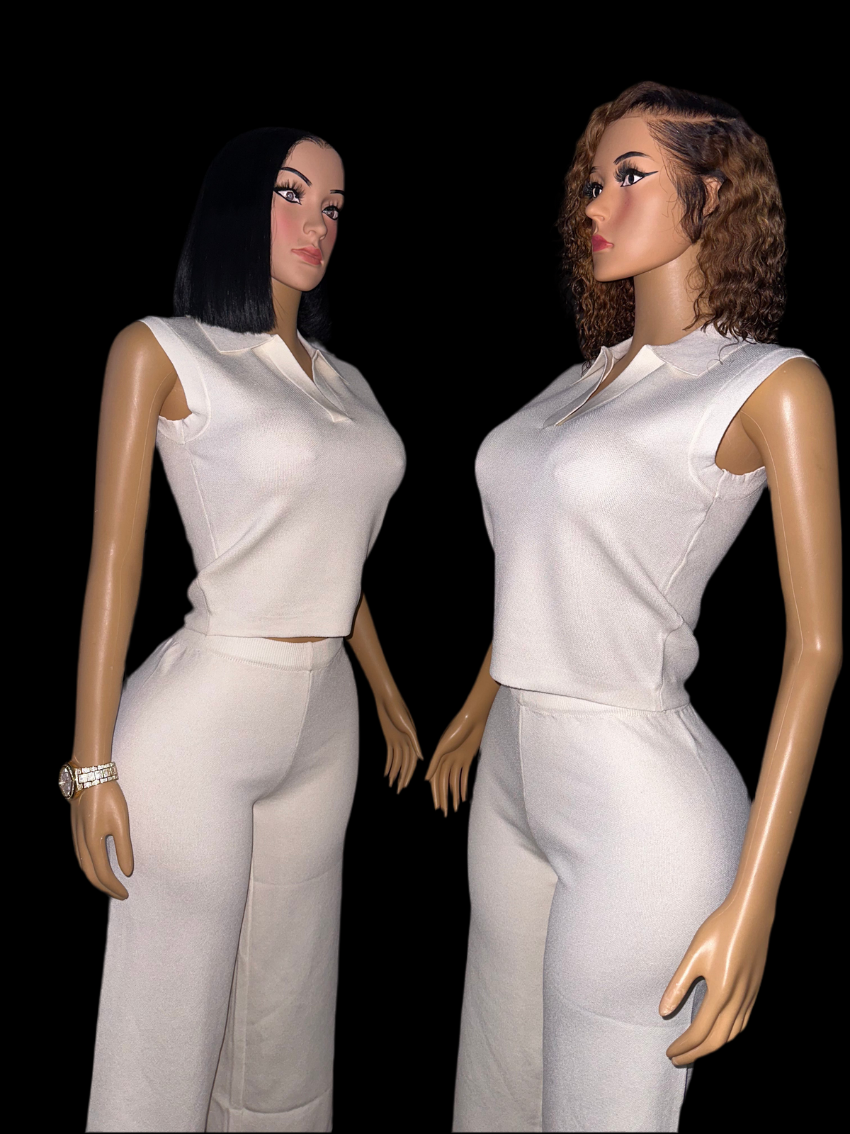 Cool knit pants set