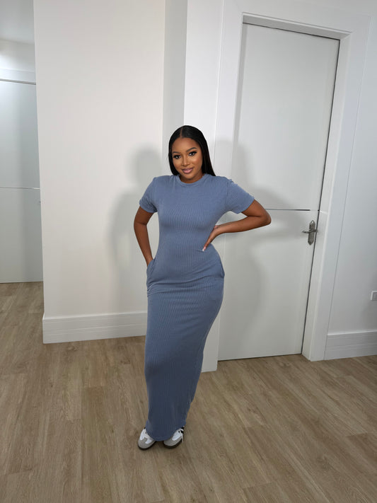 Ribbed bodycon dress