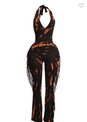Tie and dye jumpsuit