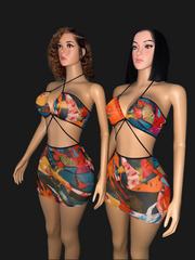 Summer bliss sheer dress