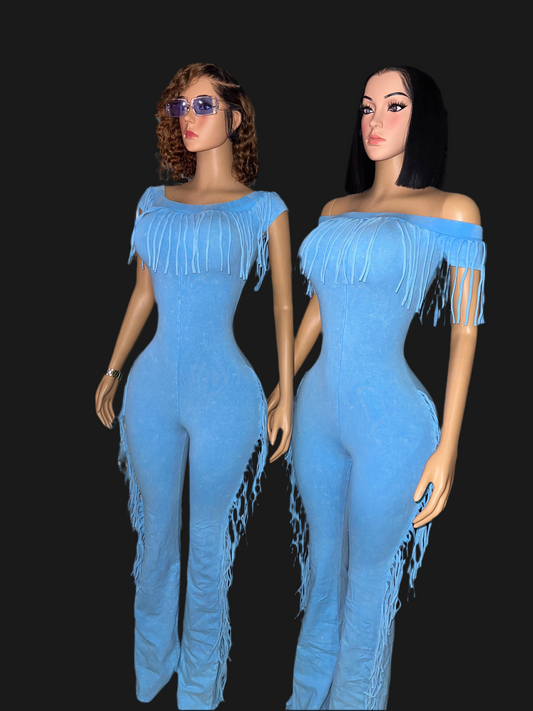 Fringe jumpsuit