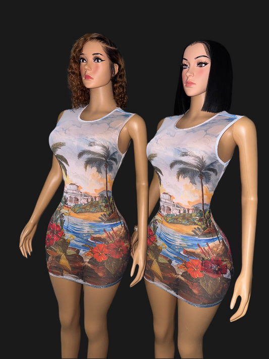 Island gyal sheer dress
