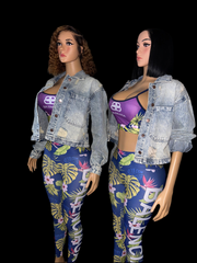 Frequent flyer denim jacket