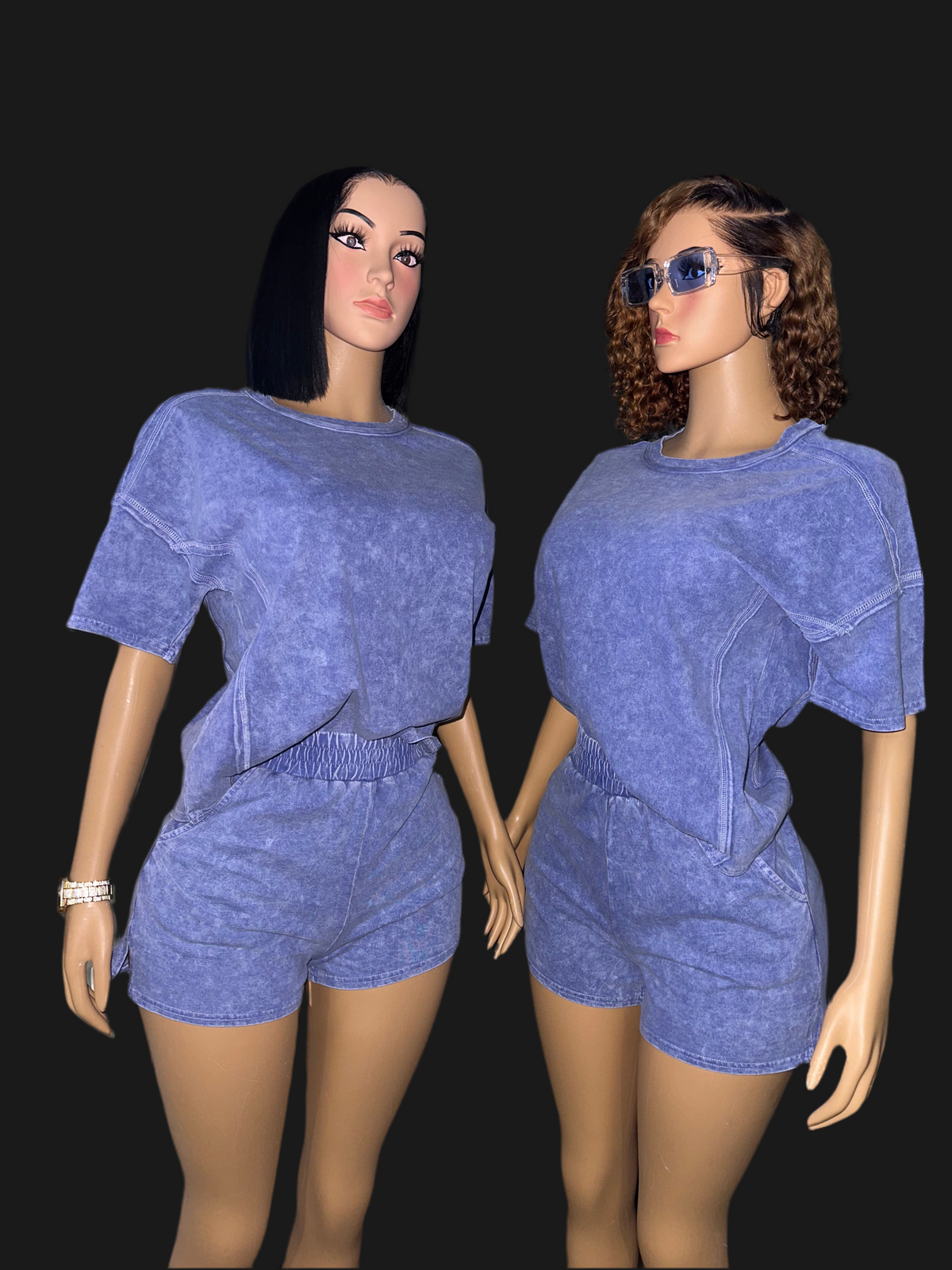 Chillin shorts set