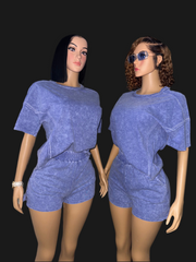 Chillin shorts set