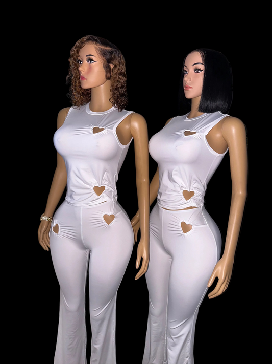 Clean hearts only pants set