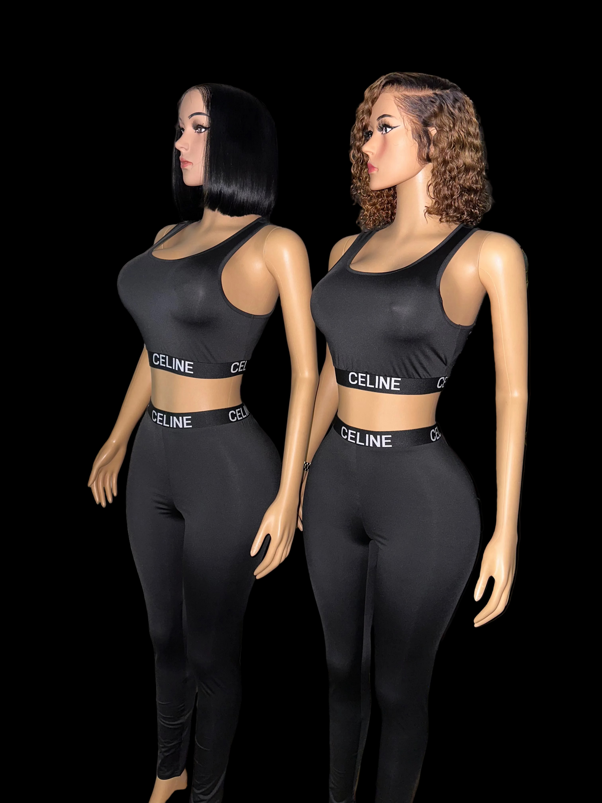 レッグウェア Old CELINE Leggings col. Black sz.S Celine leggings set – Youllandas Touch