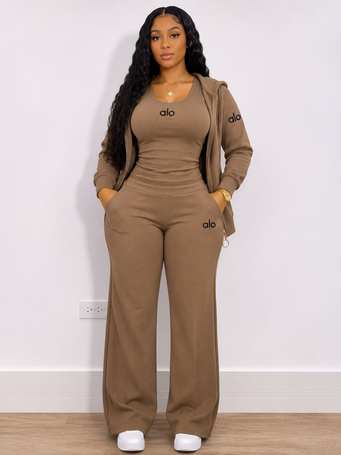 alo 3 piece pants set