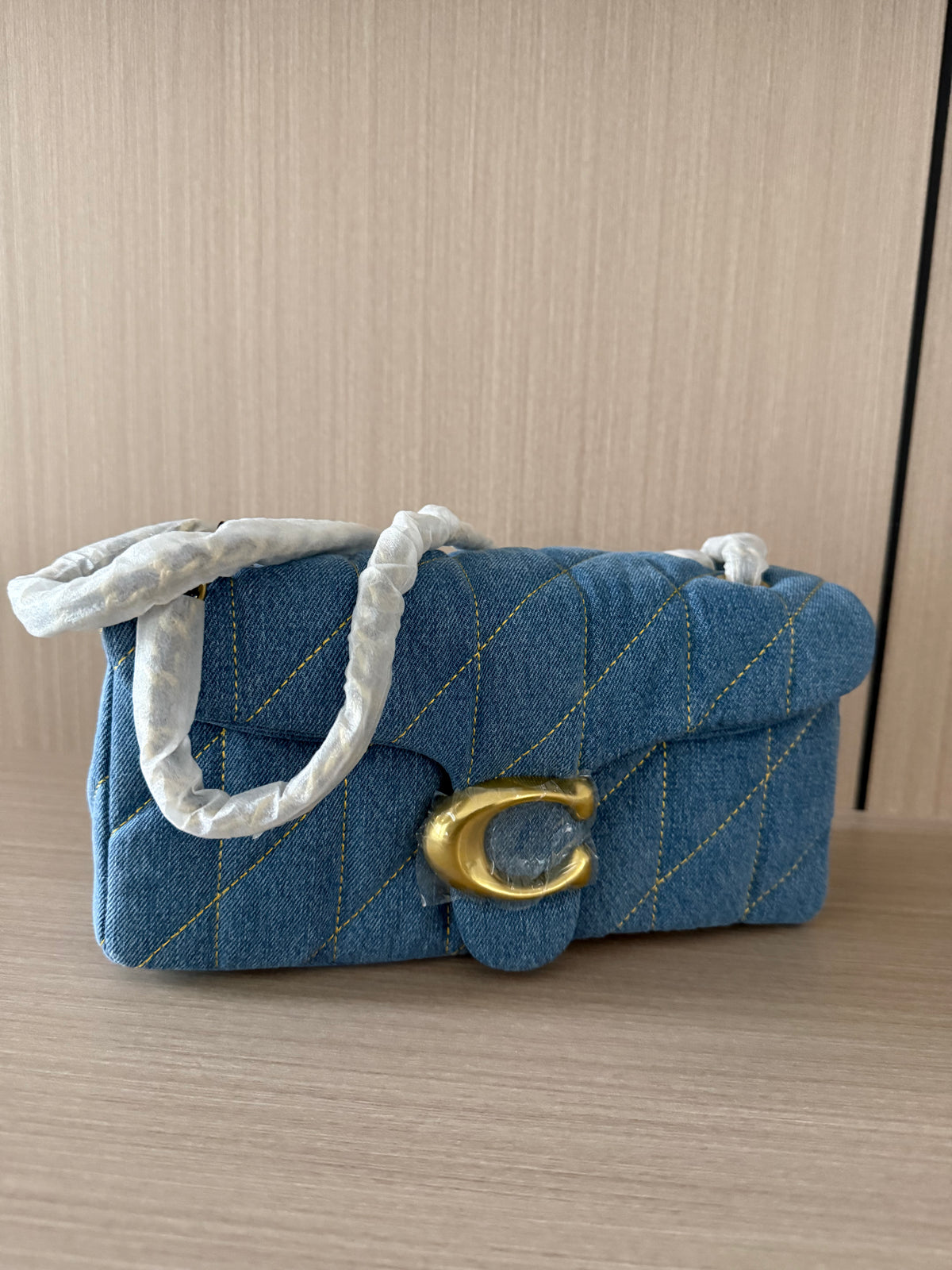 Coach denim bag