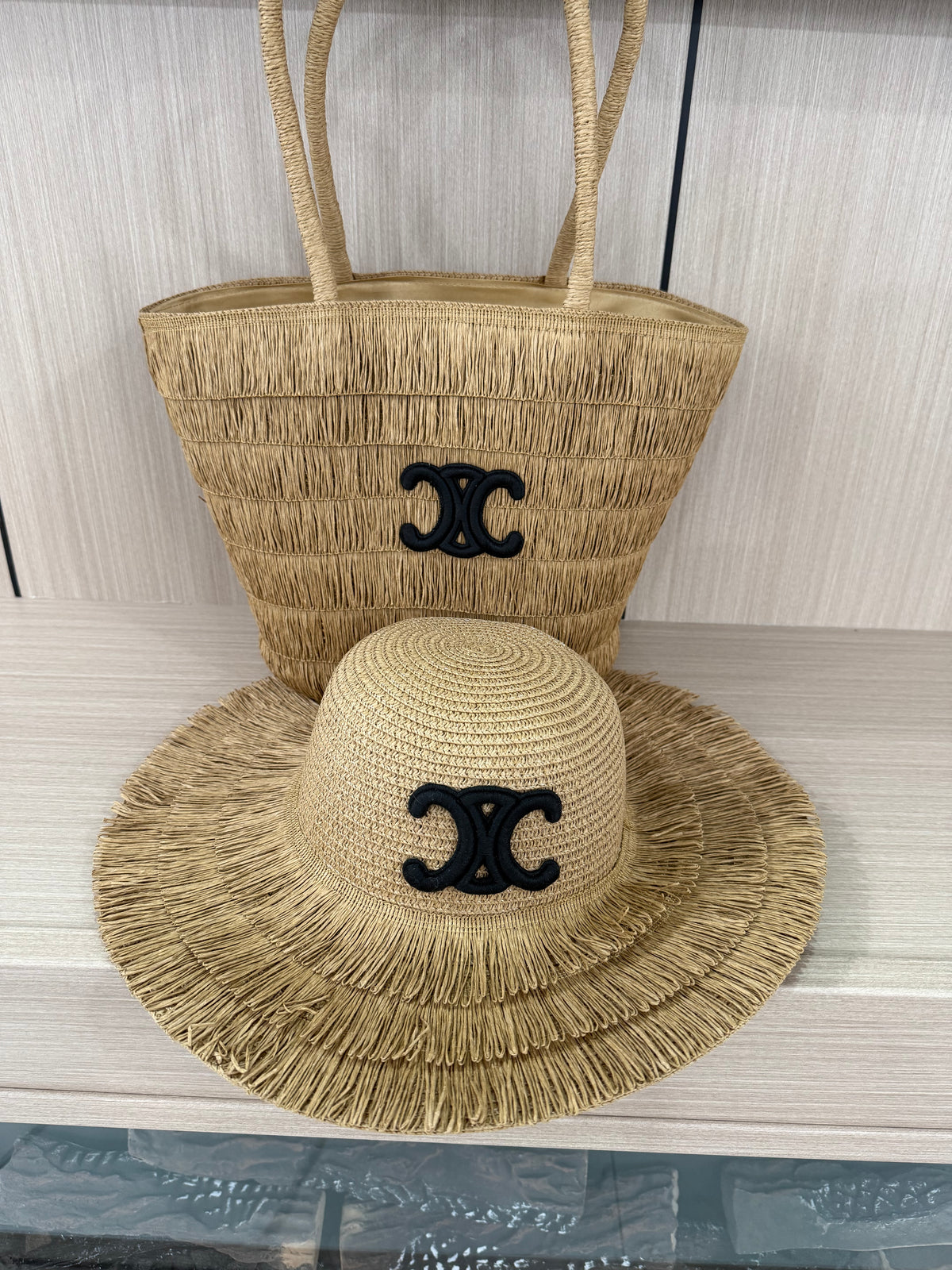 Celine hat & bag set