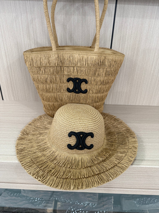 Celine hat & bag set