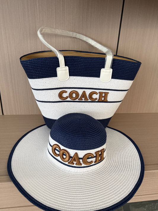 Coach hat & bag set