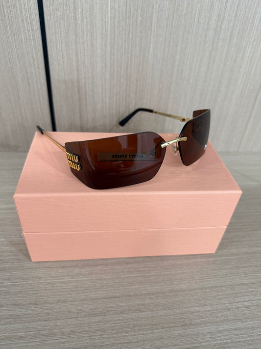 Miu Miu brown sunglasses