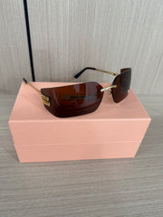 Miu Miu brown sunglasses