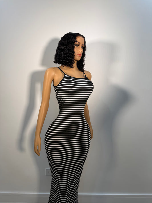 “Hot mama” black bodycon dress