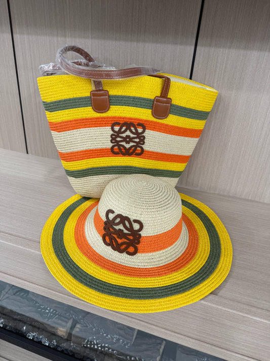 Loewe hat & bag set