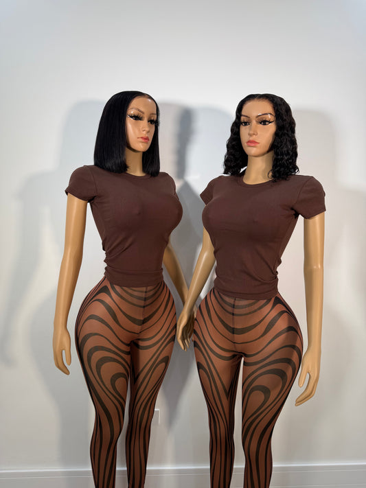 Jungle fever sheer leggings