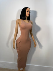 Kay Kay ribbed bodycon dress