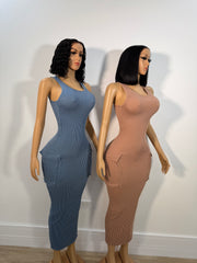 Kay Kay ribbed bodycon dress