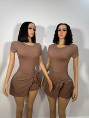 No bad vibes wrap romper