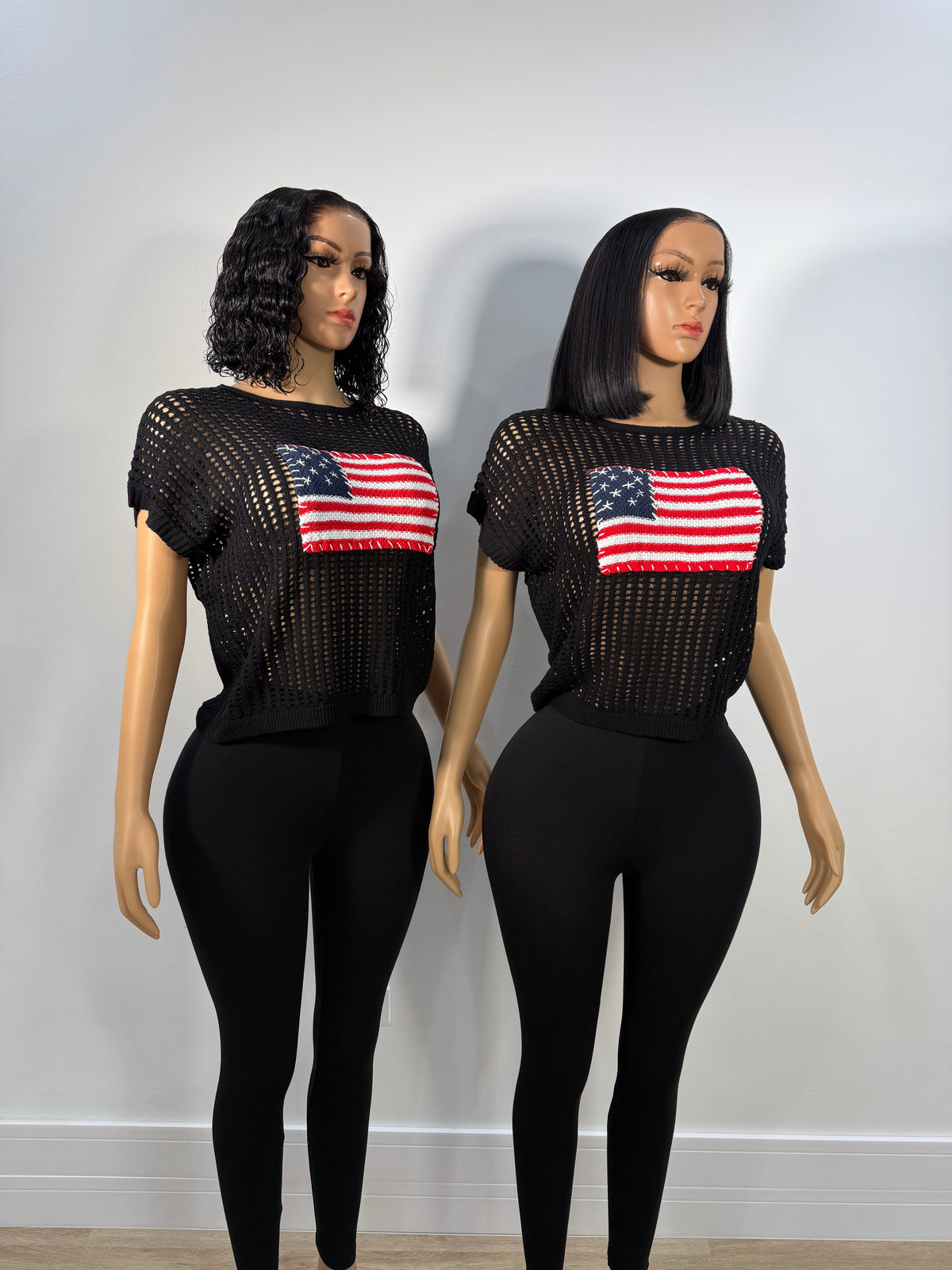 USA cotton leggings set