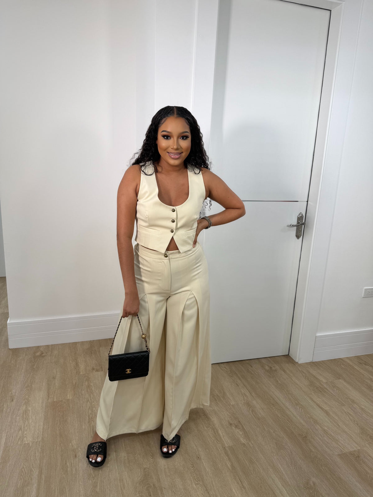 Front row tailored pants set
