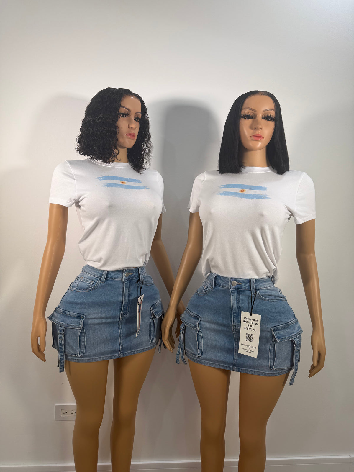 Stretch cargo skirt
