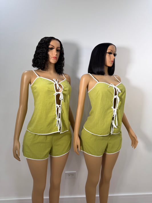 Fresh bloom shorts set