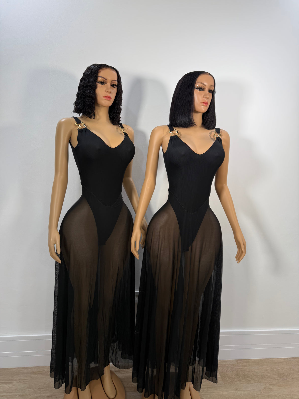 Luxe temptation black dress