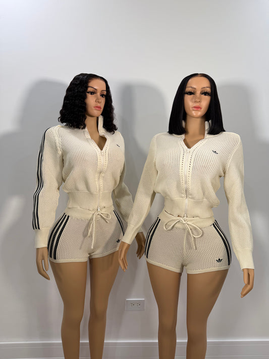 Adidas shorts set