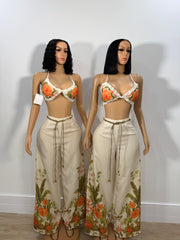 Tropical bliss pants set