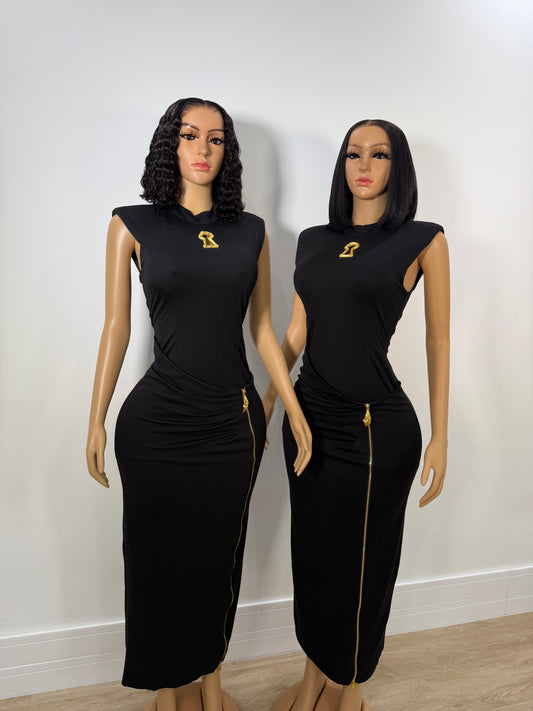 The baller’s wife zipper dress