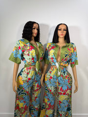 Resort days pants set