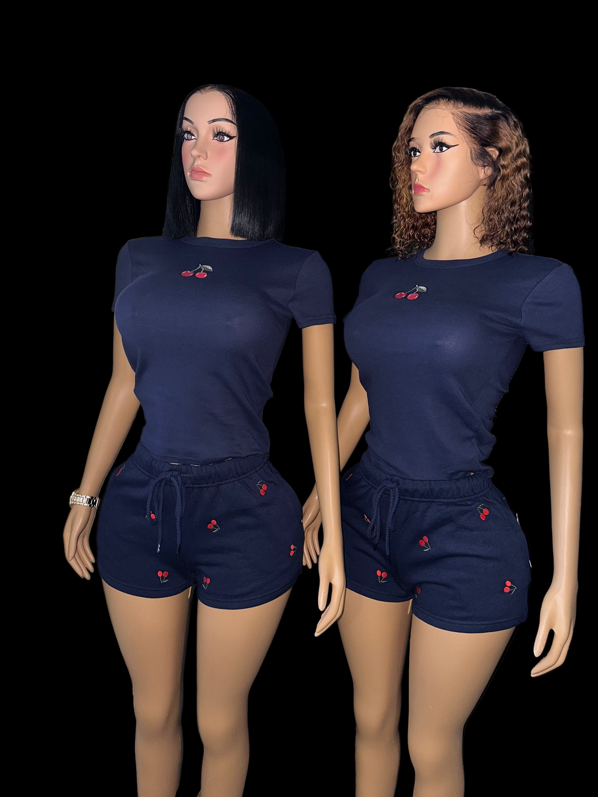 Make him eat cherries shorts set