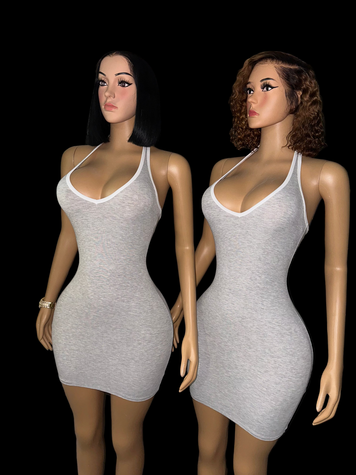 On the go mini dress