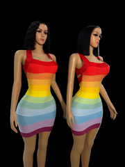Vibrance bandage dress