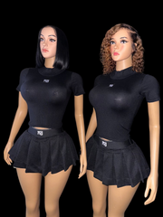 You deserve luxury skirt set