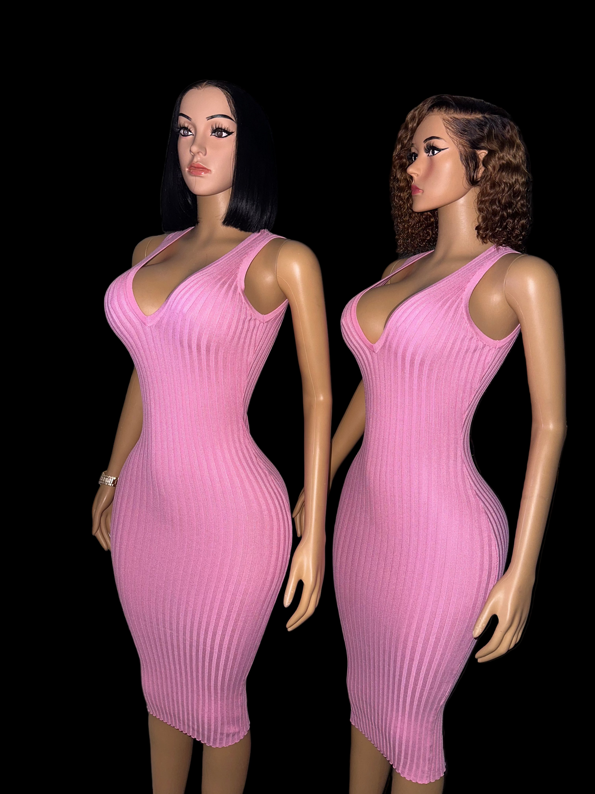 Yummy pink sweater dress