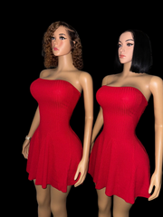 Love language sweater tube dress