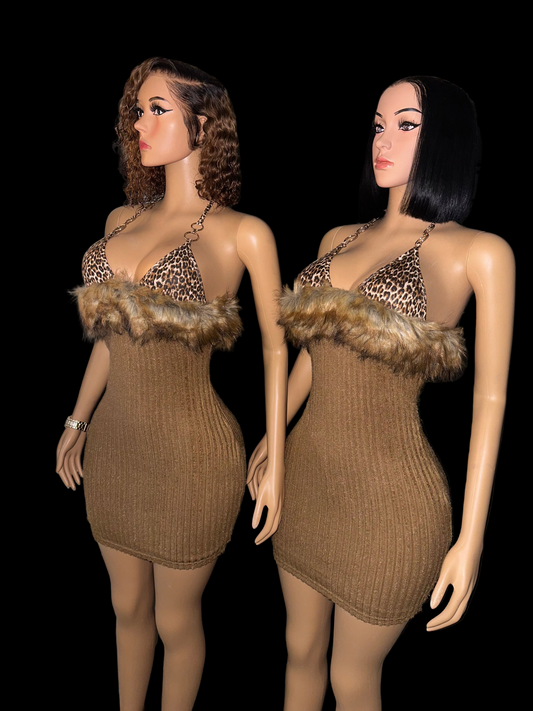 She’s a wild one leopard dress