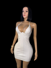 Video vixen pu leather dress