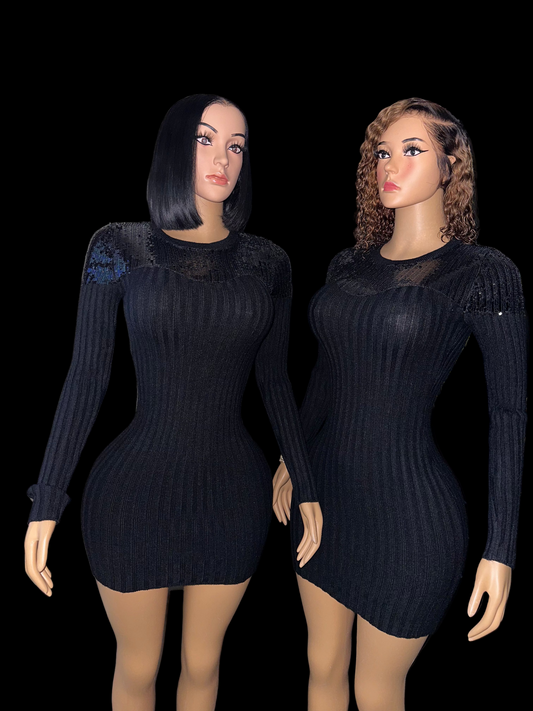 The upscale sweater dress