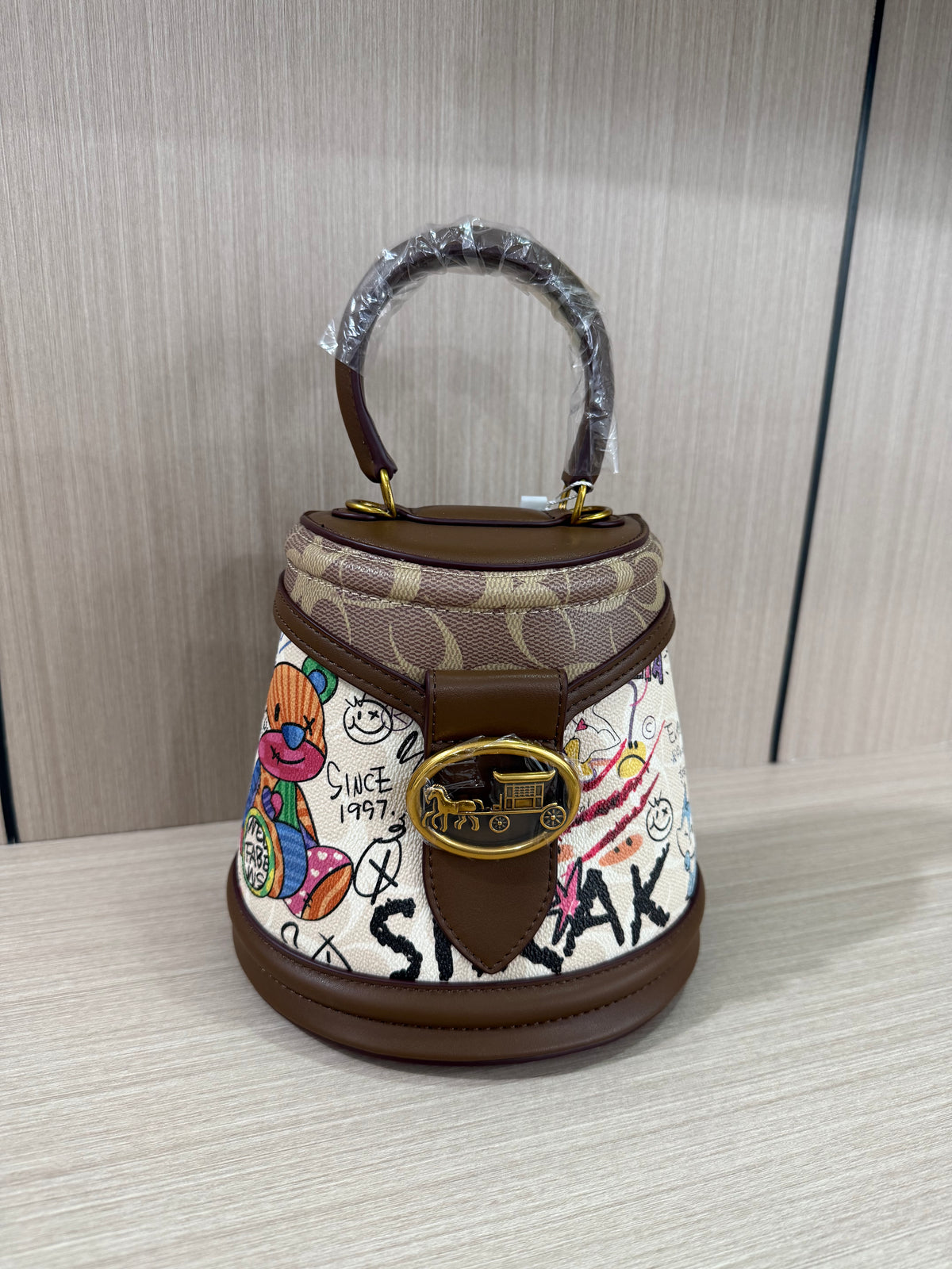 Coach graffiti artwork bag