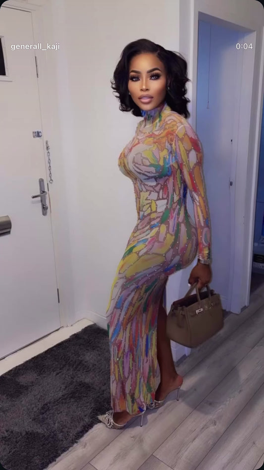 Cardi pardi sheer dress